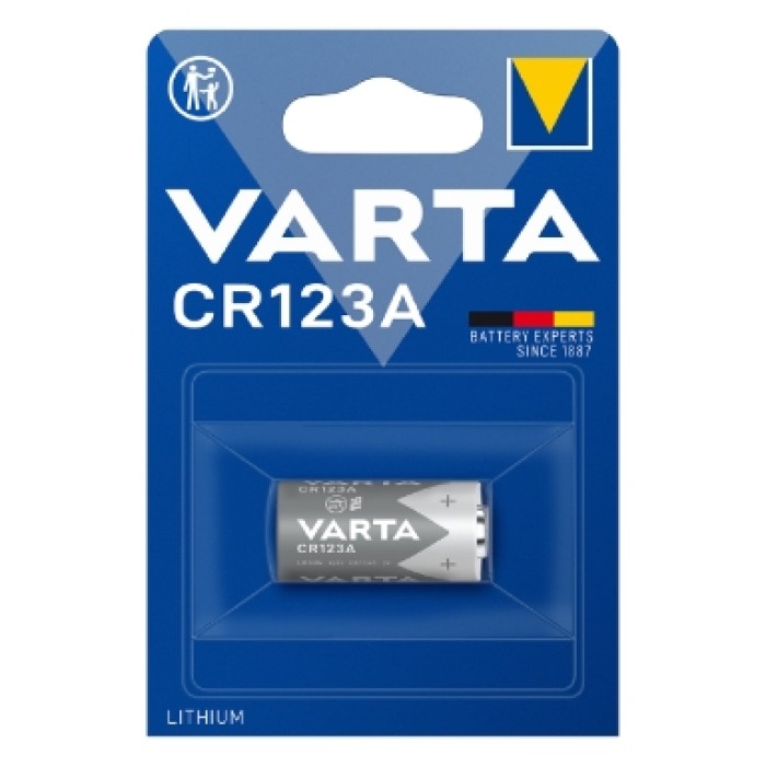 Varta 39.5030.15 CR123/B1 - CR123A Cylindrical Lithium Battery Batteries Onetrade Varta 39.5030.15 CR123/B1 - CR123A Cylindrical Lithium Battery Batteries Onetrade